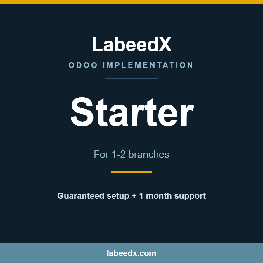 Starter — Odoo Implementation